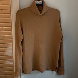 Carmel cashmere turtleneck